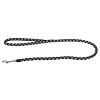 Vodítko pro psy reflexní kulaté Maxi Safe, 100 cm x 12 mm, černo/šedá