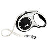 Vodítko Flexi Leash New Comfort Strap pro psy, černé - 5 m