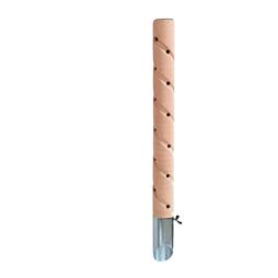 Psí pisoár - dřevo III - nerezová patka, 40 cm