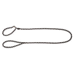 Výcvikové vodítko pro psy s obojkem reflexní Maxi Safe, 170 cm x 12 mm, černo/šedé