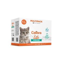 Calibra Cat Life Sterilised Multipack kapsičky pro kočky 12 x 85g (10/2025)