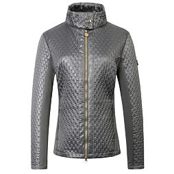 Dámská kombinovaná bunda Covalliero S/S 2023, šedá