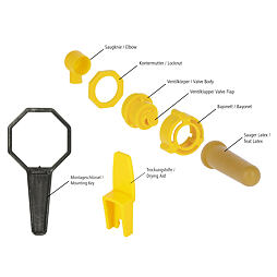 Montážní klíč pro hygienický ventil, 5ks/bal