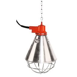 Infralampa 175W s pevným hliníkovým stínítkem 21cm, kabelem 2,5m a 3-stupňovým spínačem