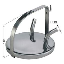 Víko konve nerez, 2 vývody, ø 19 mm