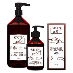 DÁREK SkinPET Chlorhex Shampoo 4,0%, 236 ml (EXP. 08/2025)
