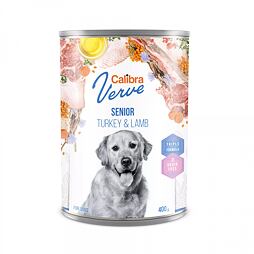 Calibra Dog Verve konzerva GF Senior Turkey&Lamb 400g