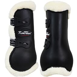 Chrániče Mega Jump KENTAUR s umělým beránkem, černá