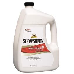 Lesk a rozčesávač na srst, hřívu i ocas Absorbine ShowSheen, kanystr 3,8l