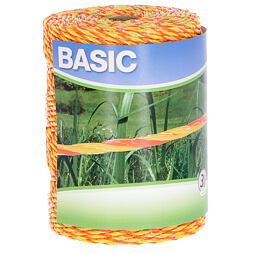 Lanko pro elektrický ohradník BASIC 250m žlutá/oranžová