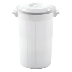 Zásobník s víkem 100l bílý