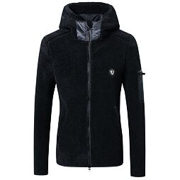 Dámská teddy mikina s kapucí Covalliero A/W 2024, tmavě modrá