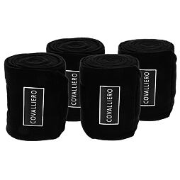 Bandáže Covalliero Fleece  S/S 2025, černá