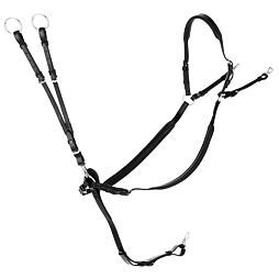 Poprsník kožený Covalliero, černý