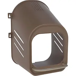 Snáškové hnízdo pro slepice, hnědé
