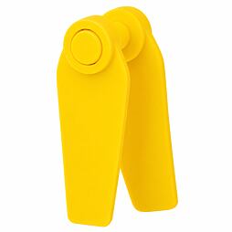 Ušní známky Primaflex bez popisu, žlutá, vel. 0, 25 ks/bal