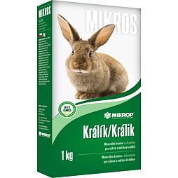 Mikros Králík s vitamíny 1kg (EXP. 09/2025)