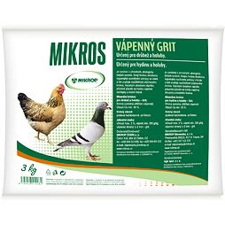 Mikros Vápenný grit 3kg (CZ-BIO-002)