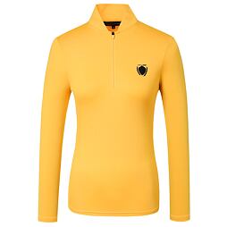 Dámské funkční tričko Covalliero S/S 2024, žlutá