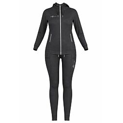 Dětský tréninkový set, mikina+ leginy, grafit