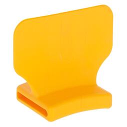 Číselný blok pro krční řemen žlutý, bez potisku  25ks/bal
