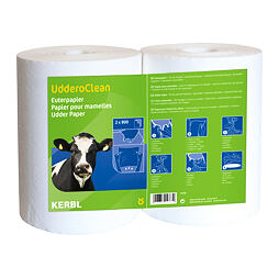 Utěrka na vemeno bez ruličky Uddero Clean 2x800 archů