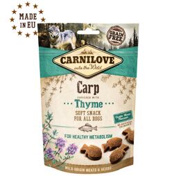 Carnilove Dog Semi Moist Snack Carp&Thyme pamlsky pro psy, 200 g