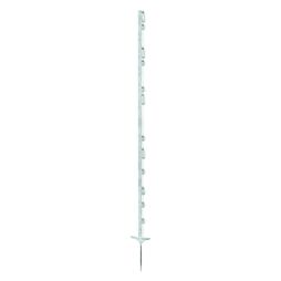 Plastový sloupek Titan dvojitý nášlap/jednoduchý hrot/bílá/157cm