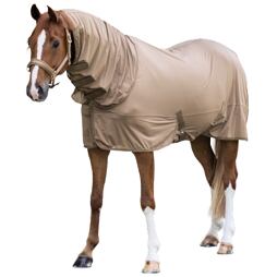 Deka proti hmyzu pro koně Covalliero S/S 2023, béžová