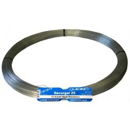 Vysokopevnostní ocelový pozinkovaný drát SECURGAL 25, 625 m, 2,5 mm