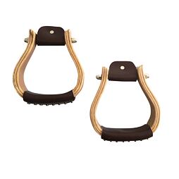 Westernové třmeny POOL'S dřevěné