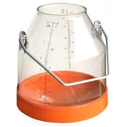 Konev plastová 30 l oranžová