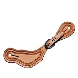 Westernové řemínky na ostruhy WI, přírodní