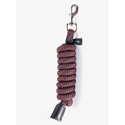 Vodítko EQUILINE Gabe s klasickou karabinou, 3,0x2,5 m, vínová