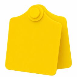 Ušní známky Primaflex bez popisu, žlutá, vel. 2, 25 ks/bal