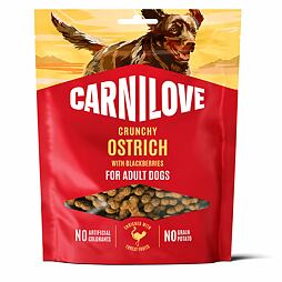 Carnilove Dog Crunchy Snack Ostrich+Blackberries 200g