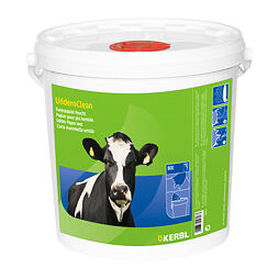 Vlhčené utěrky KERBACLEAN 800 útržků, vč.vědra