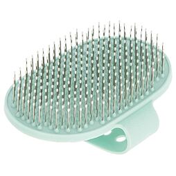 Kartáč Premium Care Curry Comb pro psy, 13 x 8 cm, tyrkysový
