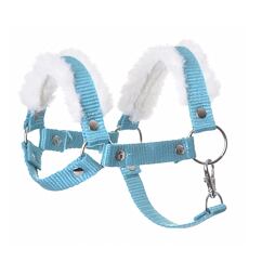 Ohlávka pro hobby horse LarDen s beránkem, tyrkys, vel. S