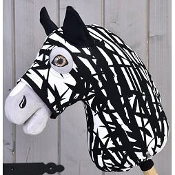 Ochranný oblek pro hobby horse LarDen, bambus, bílo-černý, vel. M