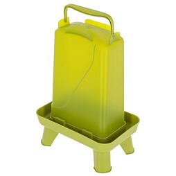 Plastová napáječka s nožičkami 5,5l, Zelená