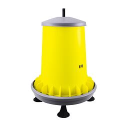 Krmítko ARCUS GYRO s víkem, objem 20 l s nožkami, žluté