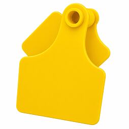 Ušní známky Primaflex bez popisu, žlutá, vel. 3, 25 ks/bal