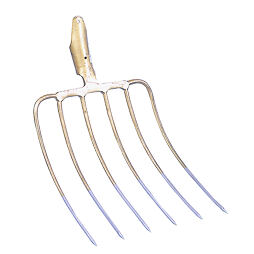 Kované vidle 6 hrotů, 35 cm