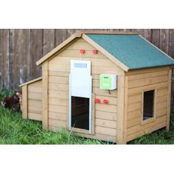 Automatická dvířka ke kurníku, kompletní set s dvířky 300x400mm