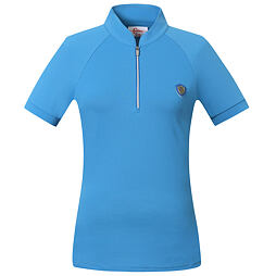 Tričko se stojáčkem Covalliero S/S 2022, modrá