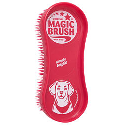 Kartáč plastový MagicBrush pro psy, růžový