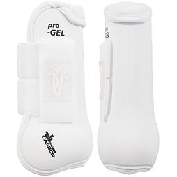 Chrániče KENTAUR Pro Carbon s gelem, bílá, vel: FULL