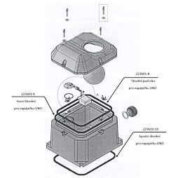 ND Spodní vnitřní těsnění pro napáječku UNO