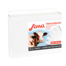 Filtrační rukáv na mléko Sana, lepený, 57/60mm, 250ks